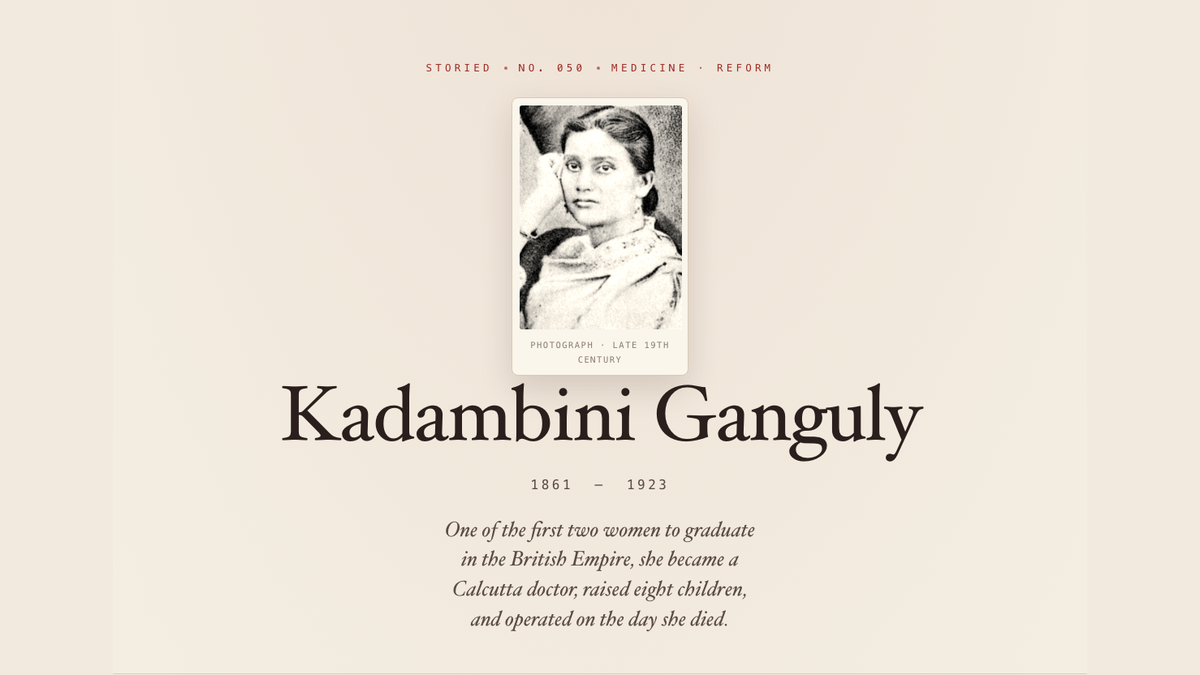 Kadambini Ganguly